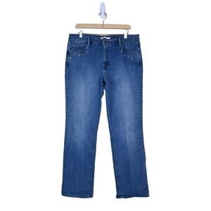 Levi's 505 Straight Embroidered Jeans Womens 33